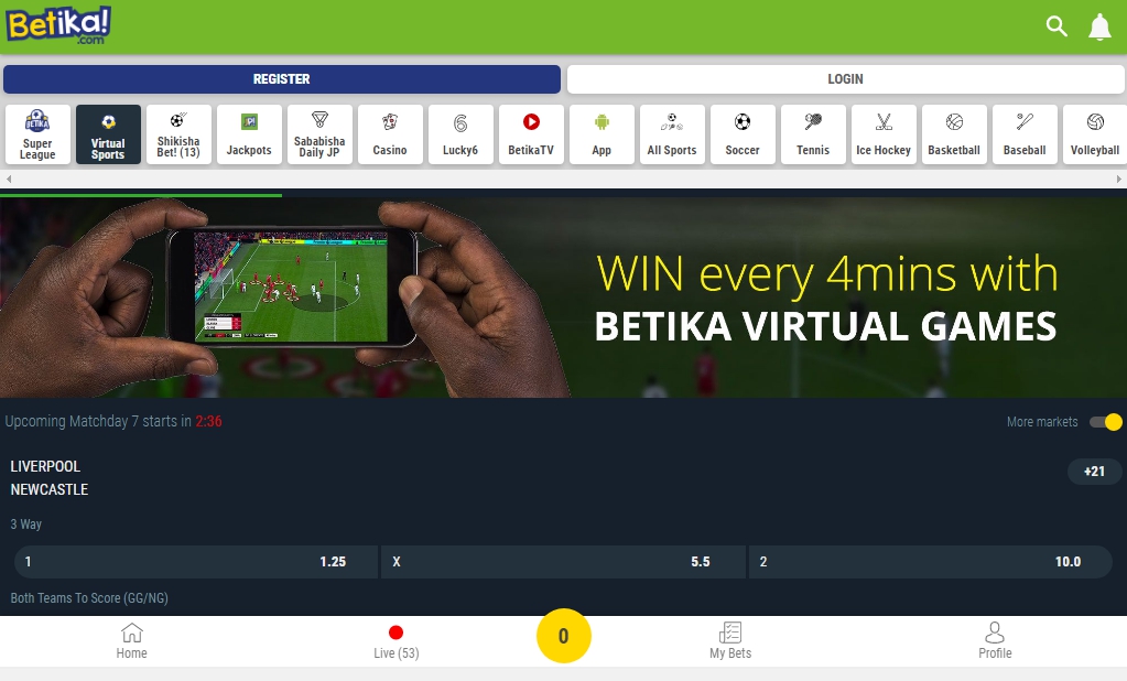 How to use Betika mobile app.